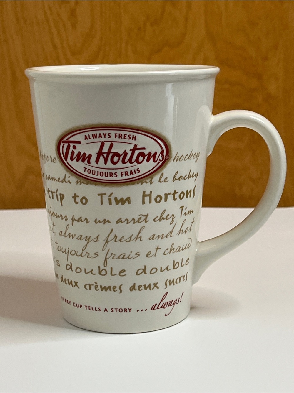 Tim Hortons 2009 Limited Edition #009 Bilingual Coffee Mug